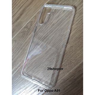 Ốp Oppo A91 dẻo trong suốt (Loại đẹp)