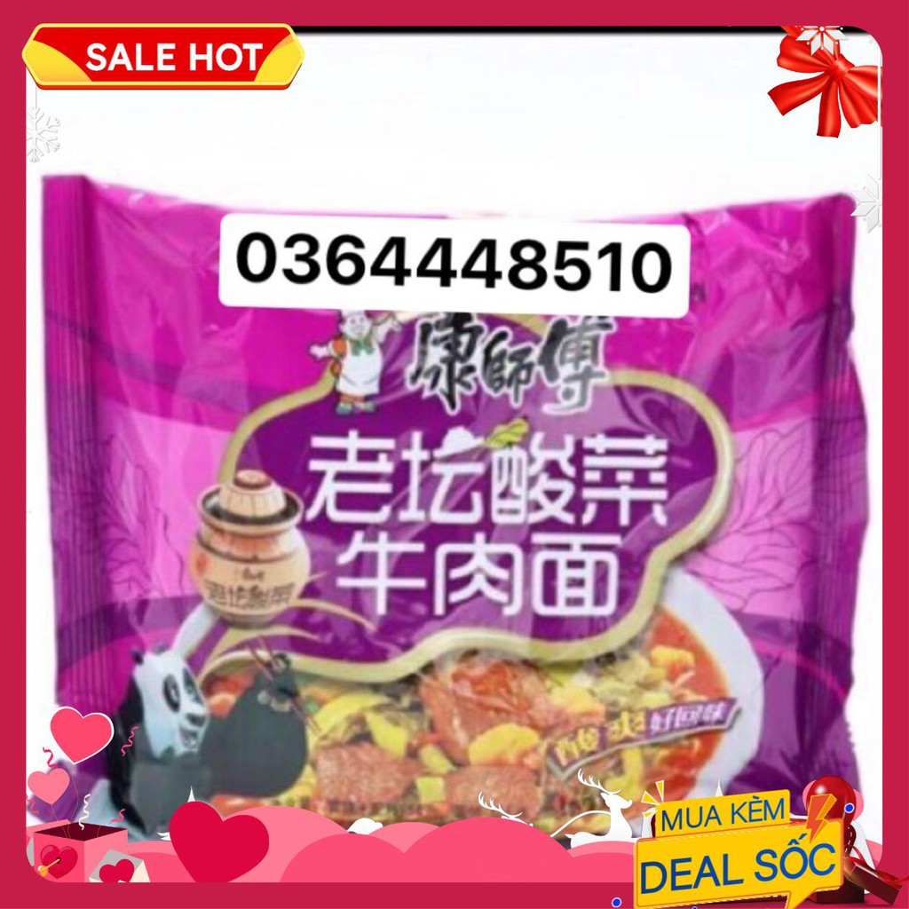 💥1 THÙNG 24 GÓI MỲ TÔM DƯA BÒ CHUA CAY MÀU TÍM (24 X 100GR)