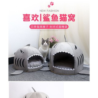 Đệm Ngủ Cho Chó Mèo Hình Cá Mập