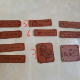 Tag da chữ handmade