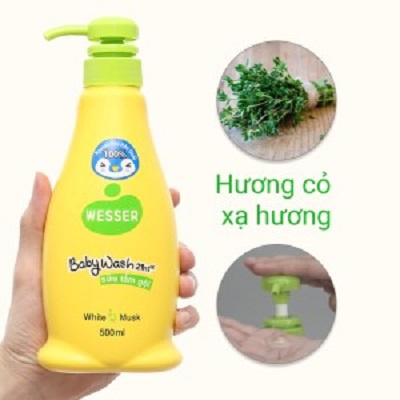 Tắm Gội Wesser 2 in 1 200ml - 500ml đủ mùi