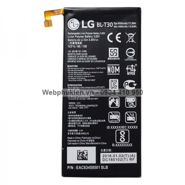 Pin zin cho LG X Power 2 (BL-T30) - 4500mAh