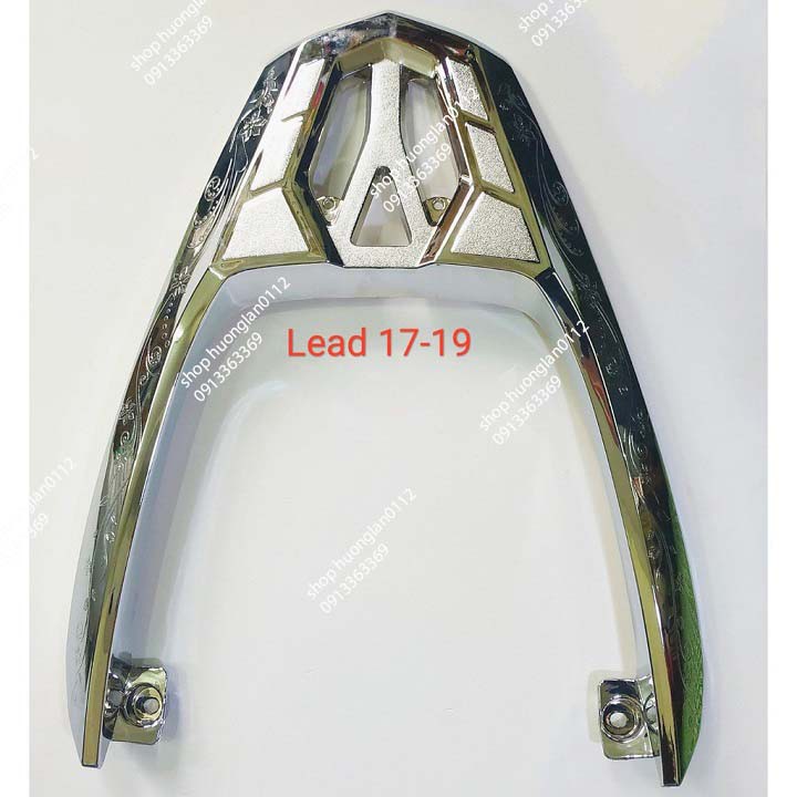 Ốp tay dắt cảng sau xe máy Lead 2014-2022 mạ Crom cao cấp