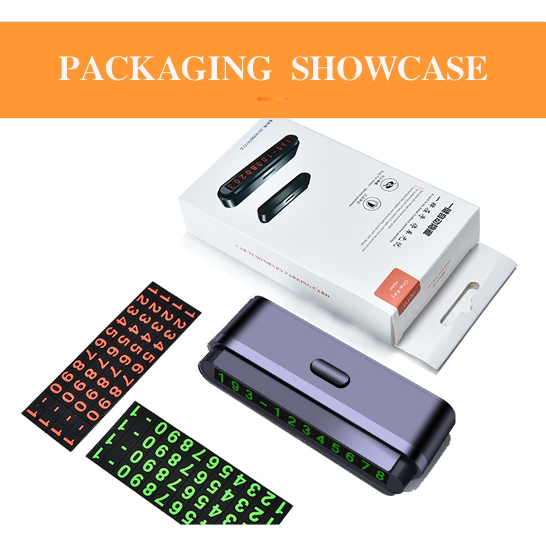 Bảng số điện thoại đỗ xe hơi tạm thời tiện dụng