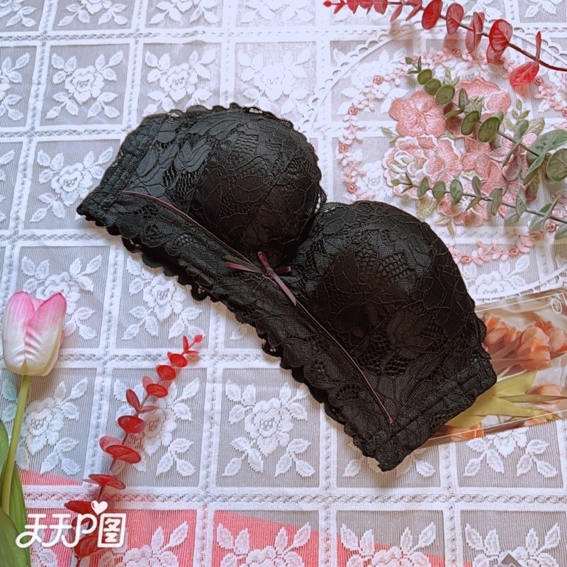 Áo Lót Quây Không Dây Chống Tụt Ren 3D Mút Mỏng Không Gọng - siêu gom ngực,tạo khe ngực quyến rũ, gợi cảm