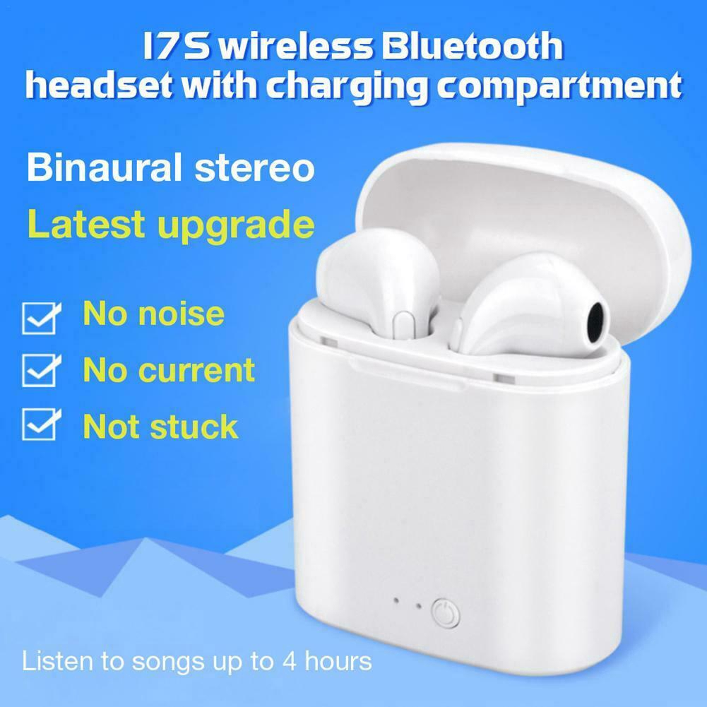 Bộ tai nghe Bluetooth không dây + hộp sạc cho Iphone 7s