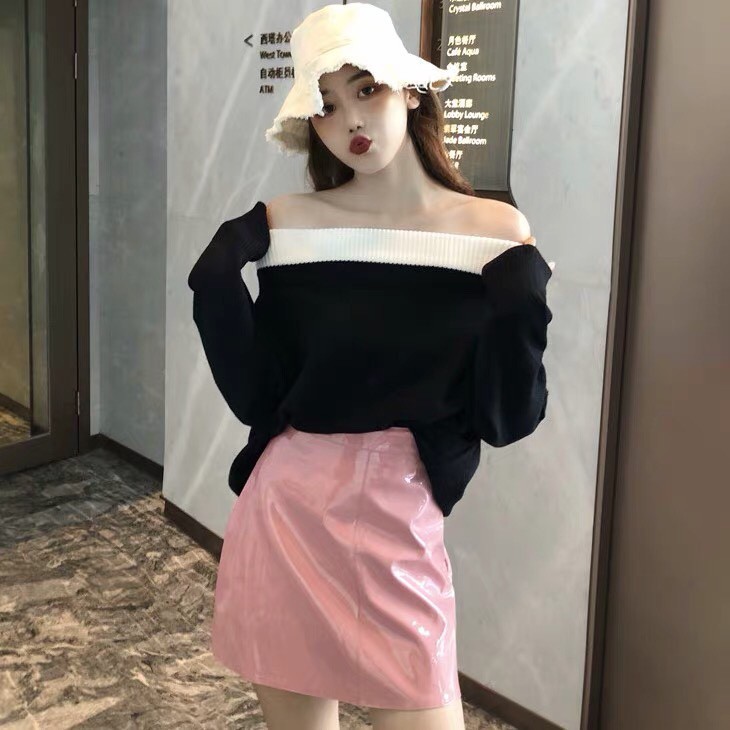 [ Mã FAXANH55 giảm 10K đơn 50K] (ORDER- Sẵn đỏ) Chân váy da bóng Hàn Quốc loại chuẩn hình | BigBuy360 - bigbuy360.vn