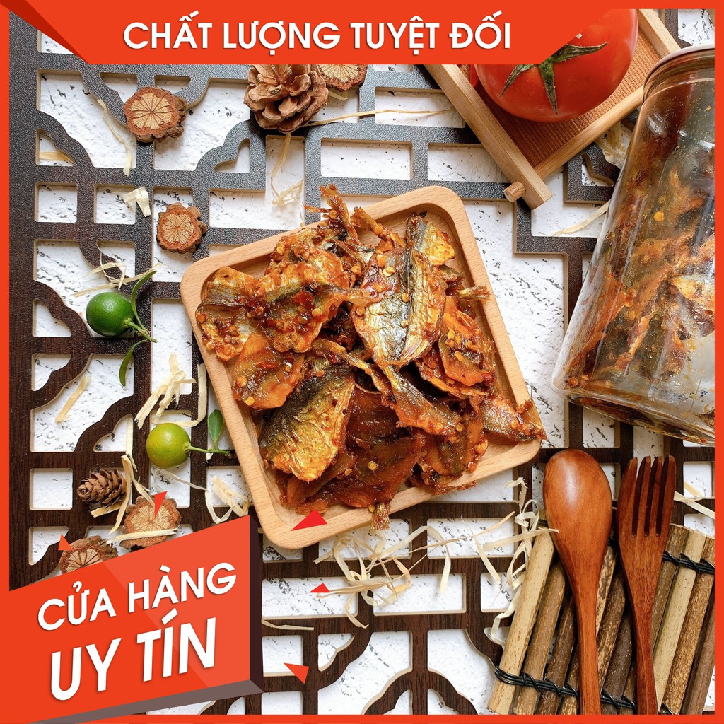 [ Deal Sốc Tặng 1 Cơm Cháy ] Khô Cá Chỉ Vàng Tẩm Vị Hũ 300gr Siêu Ngon Ăn Là Mê Ngay - Ăn Vặt 86