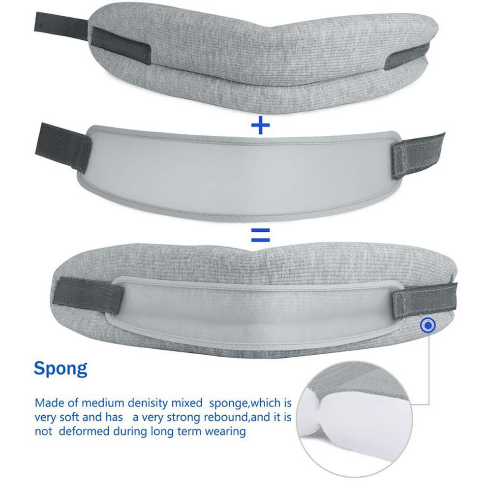 Gối Xốp Mát Xa Điều Chỉnh Tư Thế Cổ 2 Trong 1 Thoáng Khí