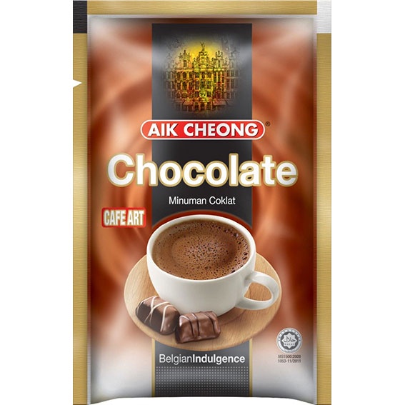 Thức uống Chocolate/Socola Aik Cheong Malaysia - 1 gói nhỏ dùng thử 40gr