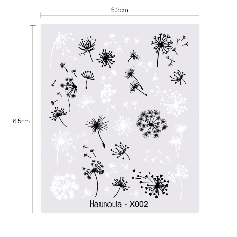 Set 6 tờ miếng dán móng tay UR SUGAR dạng chuyển nước dán móng nghệ thuật