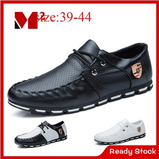 Giày lười da pu thoáng khí thời trang cho nam size 39-44