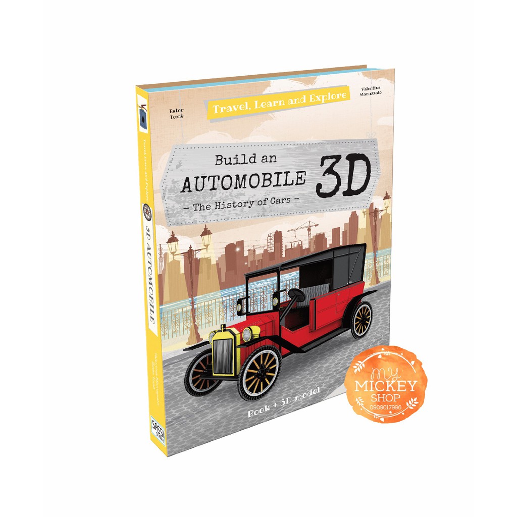 SASSI AUTOMOBILE 3D - Bộ xếp hình mô hình 3D Lịch sử ra đời xe ô tô