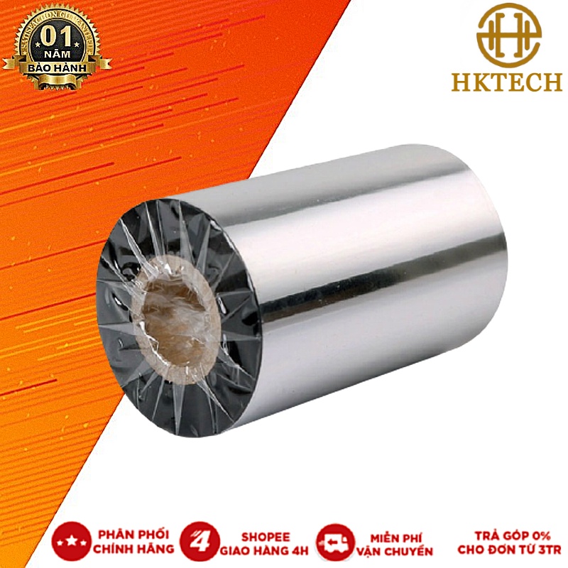 Mực in mã vạch, in tem nhãn Resin Ribbon NWR201 khổ 110x300m