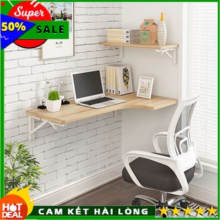 Bàn gấp gỗ gắn tường thông minh BG04