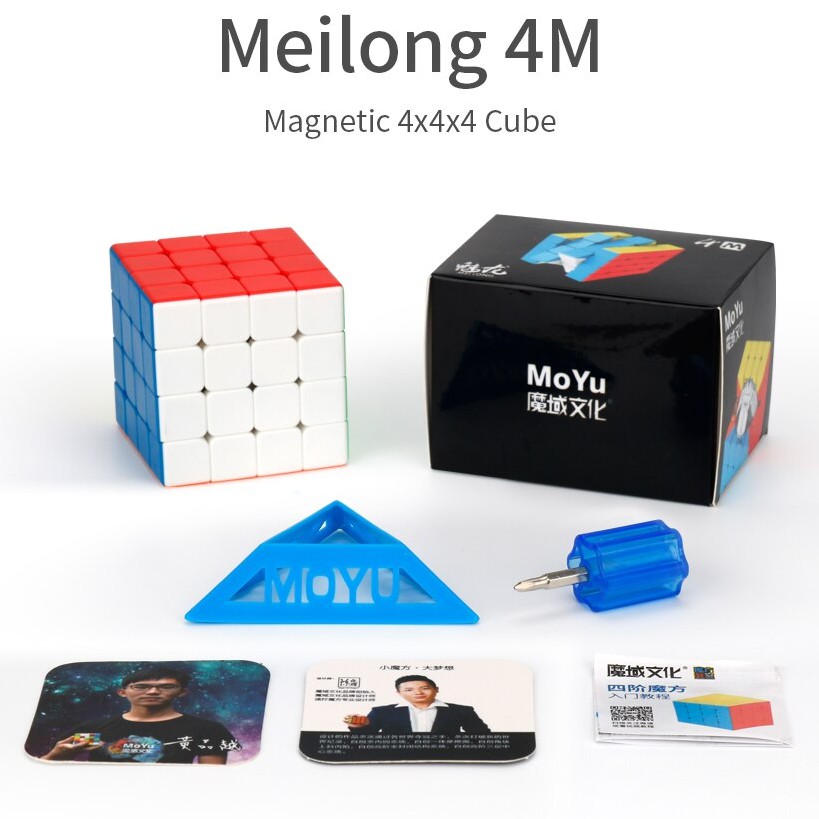 [Mã LIFEXANH03 giảm 10% đơn 500K] [Mã LIFE0503TOYS giảm 10% đơn 0Đ] Rubik 4x4 MoYu MFJS Meilong 4x4x4 M Có Nam Châm