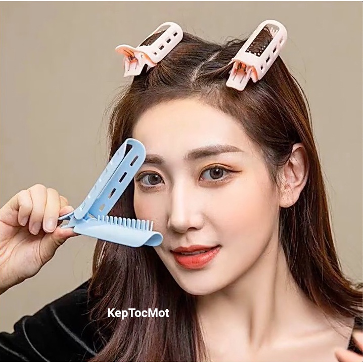 Kẹp phồng chân tóc lô uốn để cuốn mái thưa
