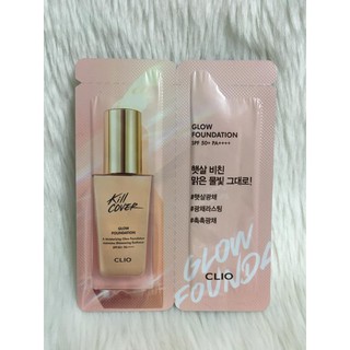 1 Set Dùng Thử Kem nền Clio Kill Cover Glow Foundation
