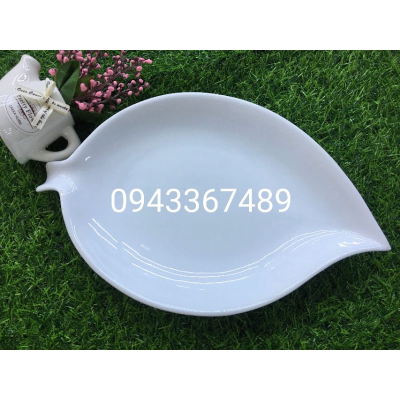 Các loại đĩa trắng kiểu dáng sứ Bát Tràng