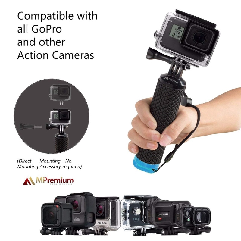 Không thấm nước Floating Hand Grip Đối với GoPro Máy ảnh Anh hùng 7 phiên anh hùng 6 5 4 3+ 2 phụ kiện Water