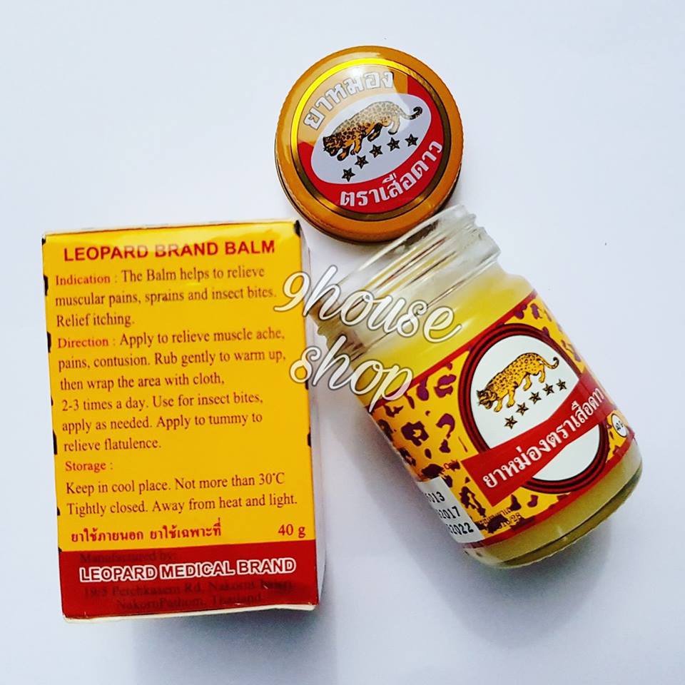 Dầu Cù Là Con Báo Thái Lan Leopard Brand Balm