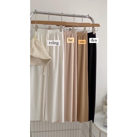 Quần suông thun tăm form hàn