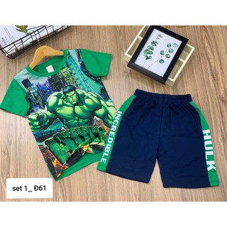 Set 3 bộ đồ bộ cho bé trai