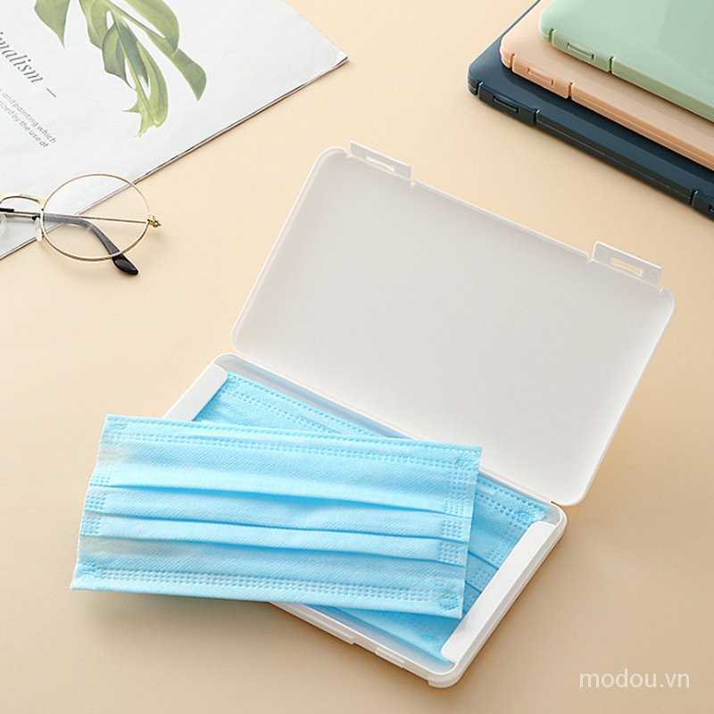 Hộp đựng khẩu trang chống bụi dùng một lần tiện lợi