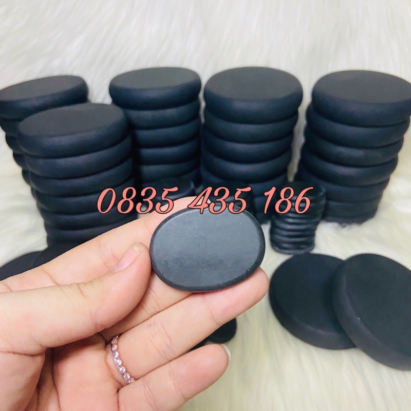 Đá Nóng Massage Tròn (8*8cm) và Ovan (6*8cm)