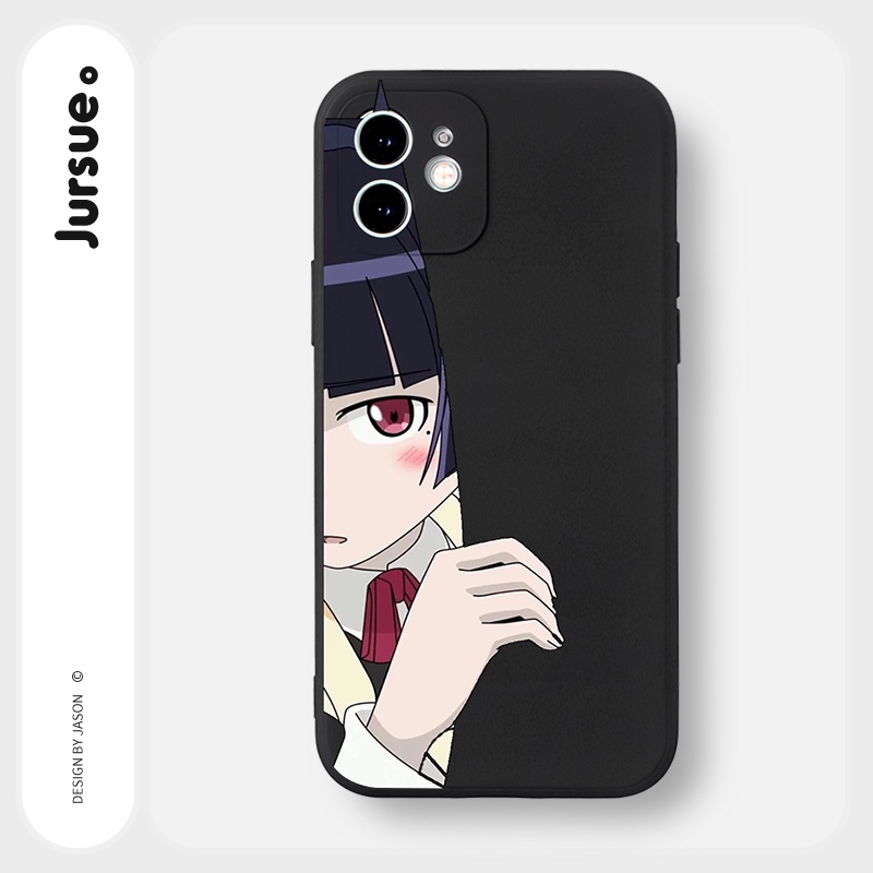 Ốp lưng JURSUE hoạt hình dễ thương đẹp cho iPhone 13 12 11 Pro Max SE 2020 X XR XS 8 7 ip 6S 6 Plus kute Y2029