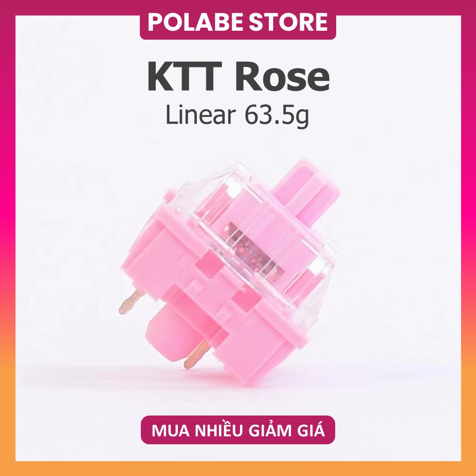 KTT ROSE KTT Bear linear switch Công Tắc Bàn Phím Cơ KTT switch - Polabe Store