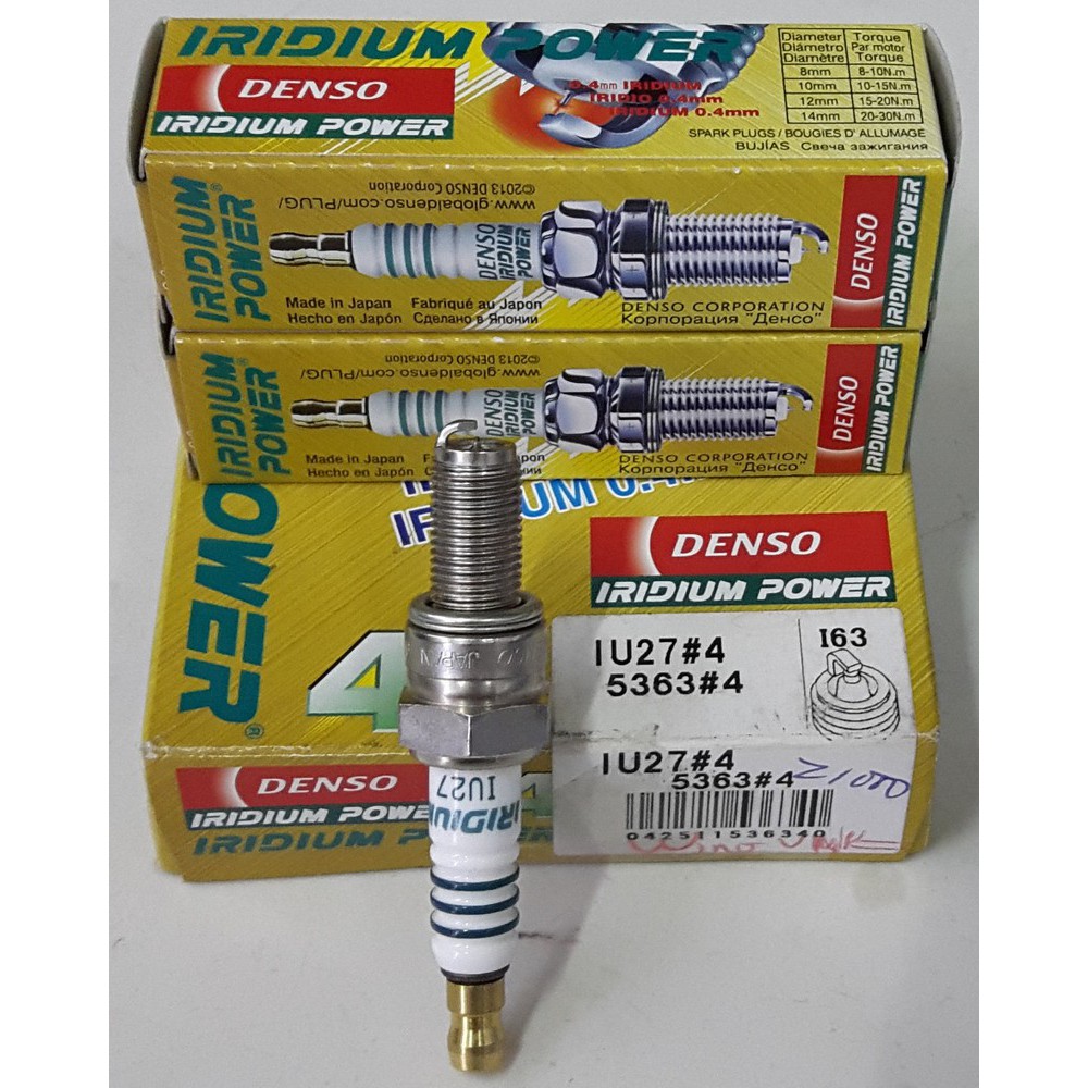 Bugi Denso Iridium Power IU27 dành cho Winner 150 CBR150, Sonic 150...