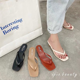 Sandal guốc xỏ ngón mảnh 3p-ORD