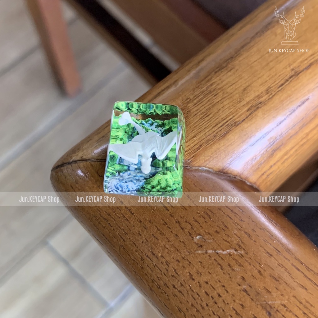 Keycap Resin Răng Sún - Nút Bàn Phím Cơ Răng Sún - Keycap Hoạt Hình Bí Kiếp Luyện Rồng