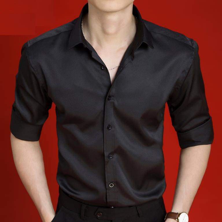 Áo Sơ Mi Nam Dài Tay Hàn Quốc Cao Cấp Công Sở Dáng Body , Vải Sợ Tre Không Nhăn Co Giãn Nhẹ Bảo Vệ Môi Trường Vnicestore