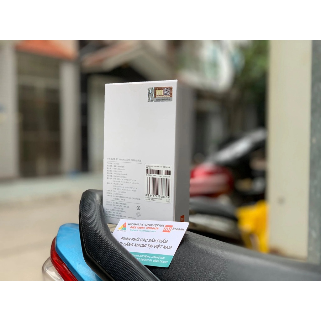 Sạc Dự Phòng Pin dự phòng 20000mAh Gen3 Xiaomi sạc nhanh 18w