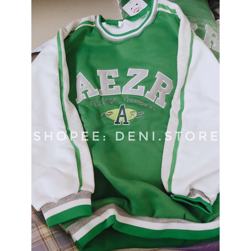 Áo Sweater AEZR Nam, nữ chất đẹp 2 line-ảnh thật