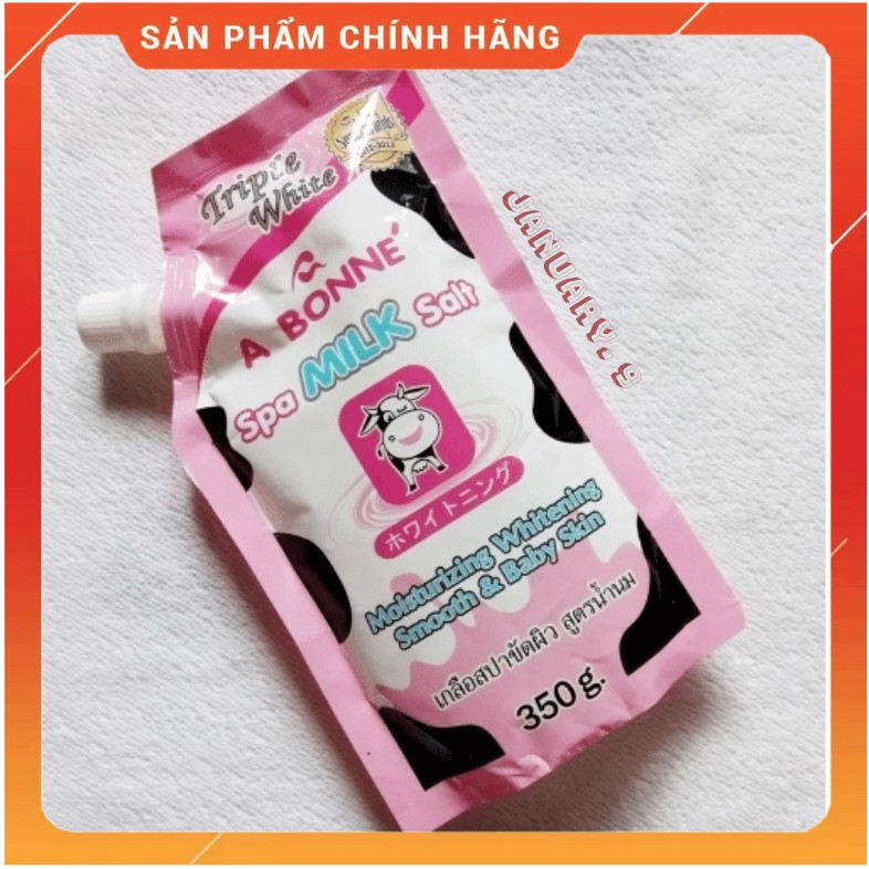 [HÀNG AUTH] Muối Tắm Sữa Bò Tẩy Tế Bào Chết A Bonne Spa Milk Salt 350g