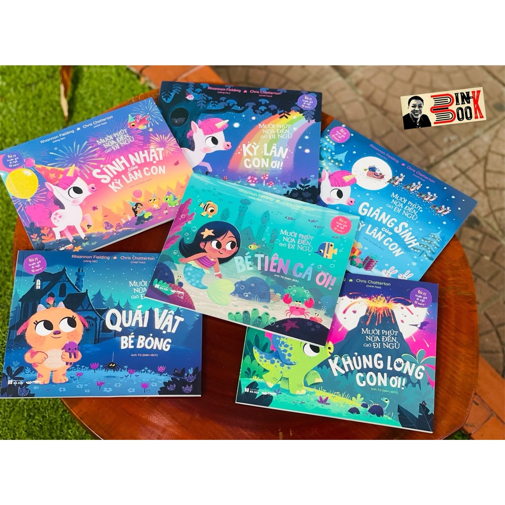 Sách – MƯỜI PHÚT NỮA ĐẾN GIỜ ĐI NGỦ – Rhiannon Fielding - Combo 6 tập - In Màu - Bình Book