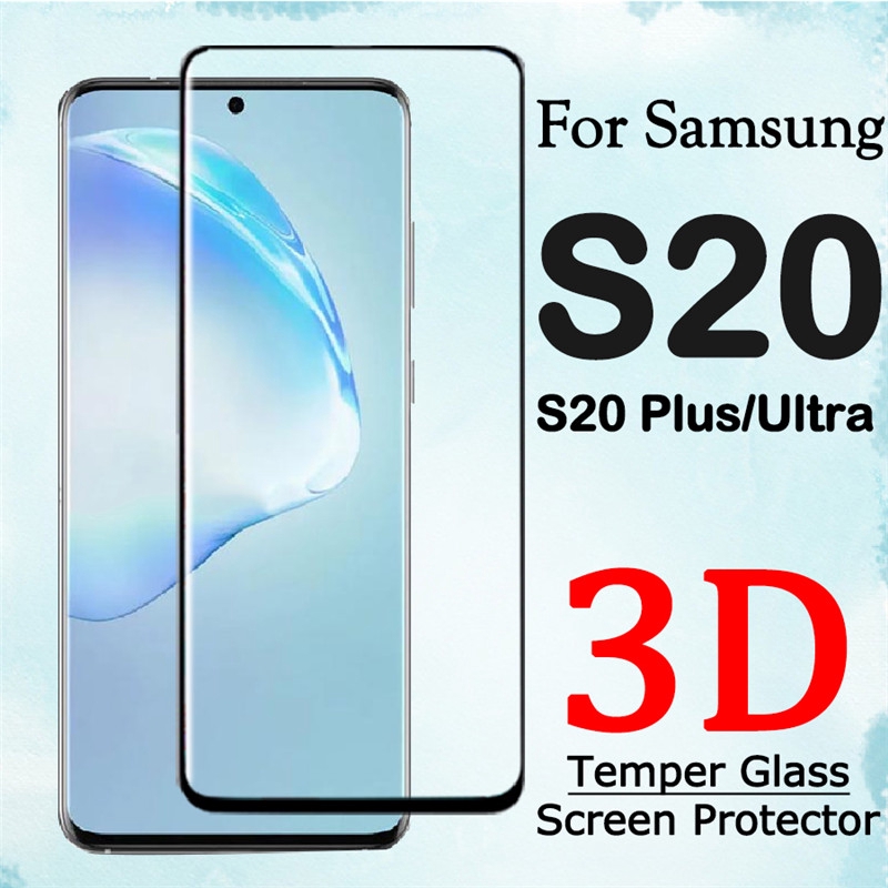 Kính cường lực cong bảo vệ màn hình cho Samsung Galaxy S20 S20Plus S20 Ultra