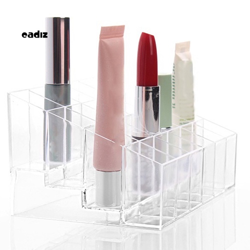 Khay Đựng Son Môi 24 Ngăn Trong Suốt Tiện Dụng Ốp