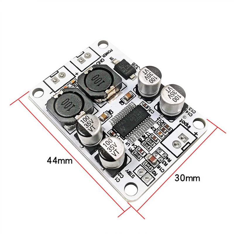 Bảng mạch khuếch đại công suất kỹ thuật số TPA3110 PBTL 30W 8~26VDC