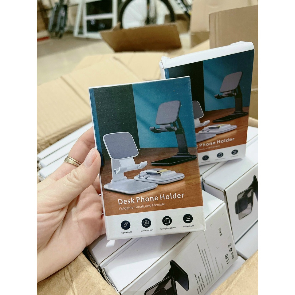 Giá Đỡ Điện Thoại, Ipad Khung Cao Cấp Gấp Gọn Góc Xoay Linh Hoạt