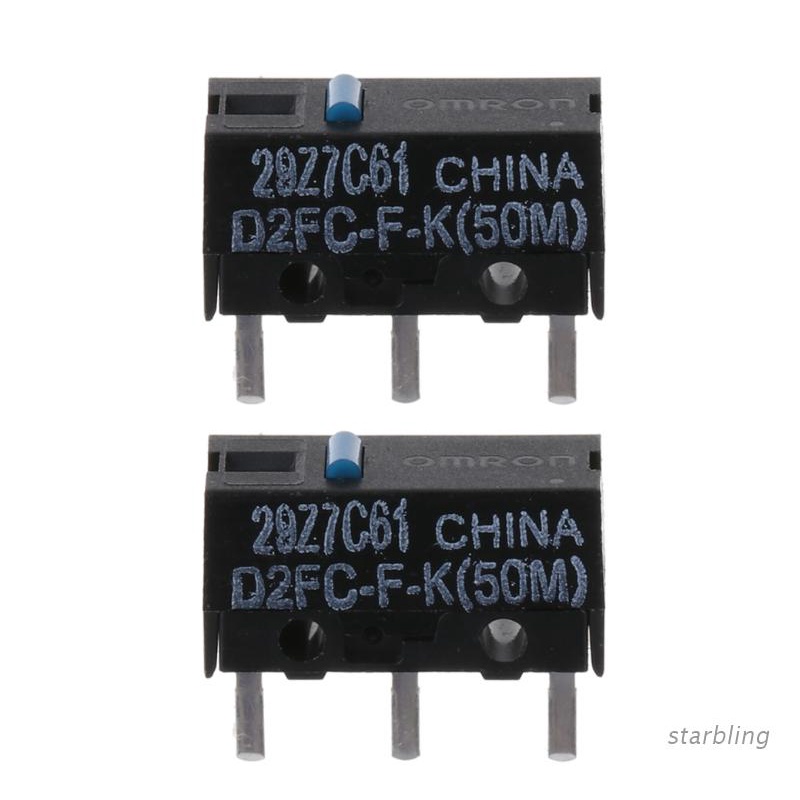 Set 2 Công Tắc Micro Hình Ngôi Sao Omron D2Fc-F-K (50M)