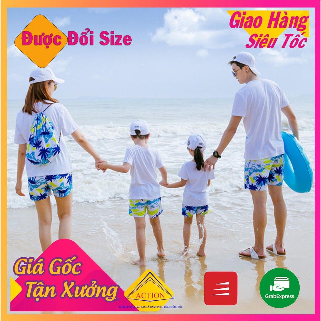 Bộ đồ đi biển gia đình Cao cấp [giá xưởng] tại shopee mã GD_03