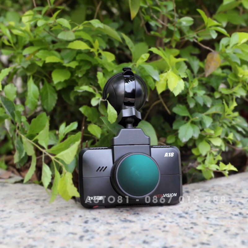 Camera hành trình Webvision A18, ghi hình trước, cảnh báo tốc độ, mua ngay tặng kèm thẻ nhớ 32G