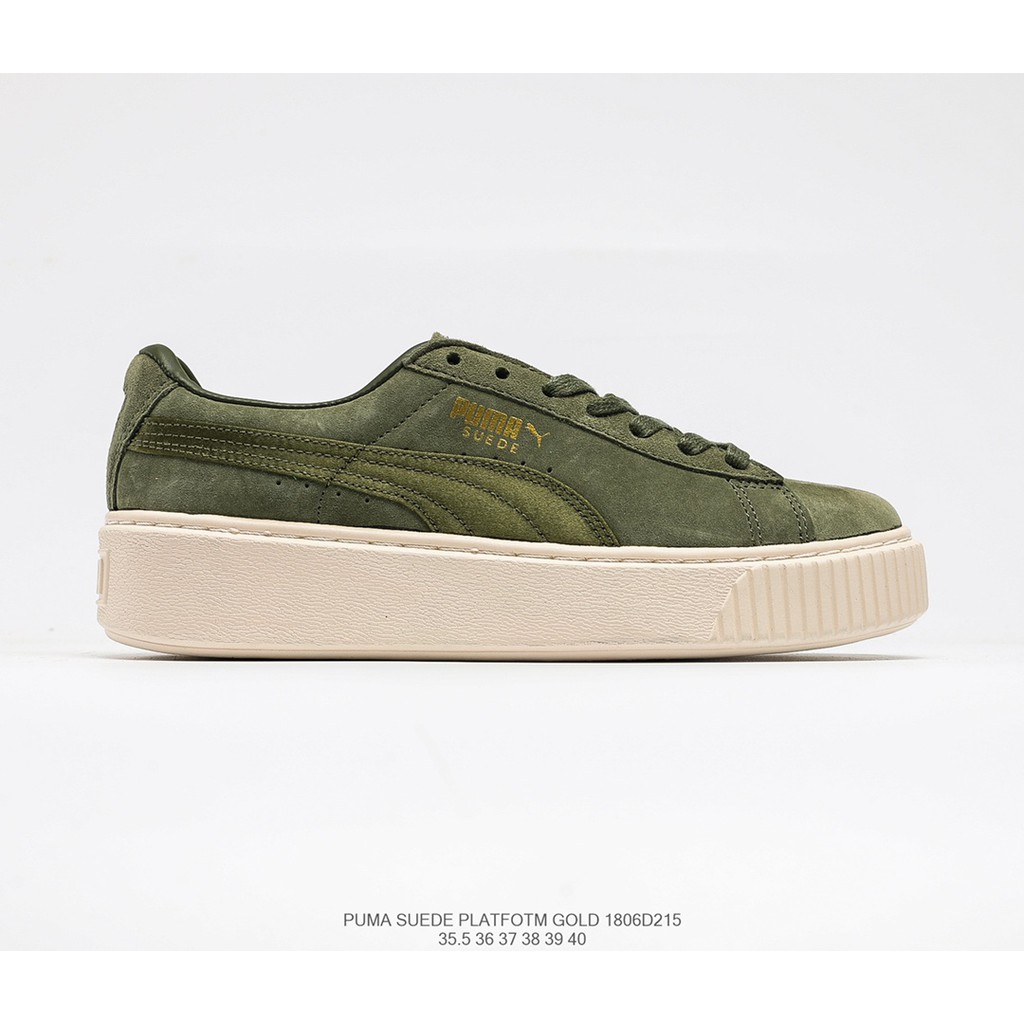 Order 1-3 Tuần + Freeship Giày Outlet Store Sneaker _Puma Suede Platfotm Gold MSP: 1806D215 gaubeostore.shop