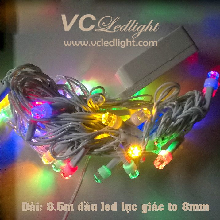 Dây led chớp nháy nhiều màu 5.5m
