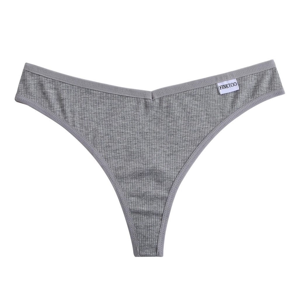 Cute Byte Quần Lót Lọt Khe Vải Cotton Màu Trơn Dễ Thương Size M-XL