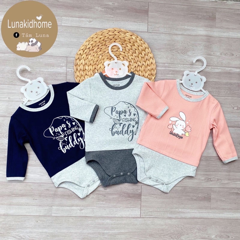 Body chip UALAROGO nỉ cho bé trai, bé gái mềm mịn